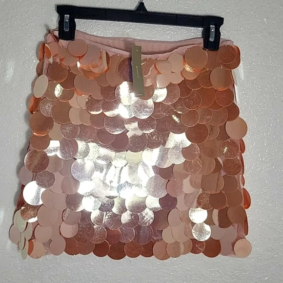 J Crew Collection circle-sequin mini skirt Sz 0 CA746 NWT - Picture 5 of 8